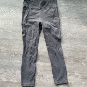 Grey Lululemon Cropped Tights
